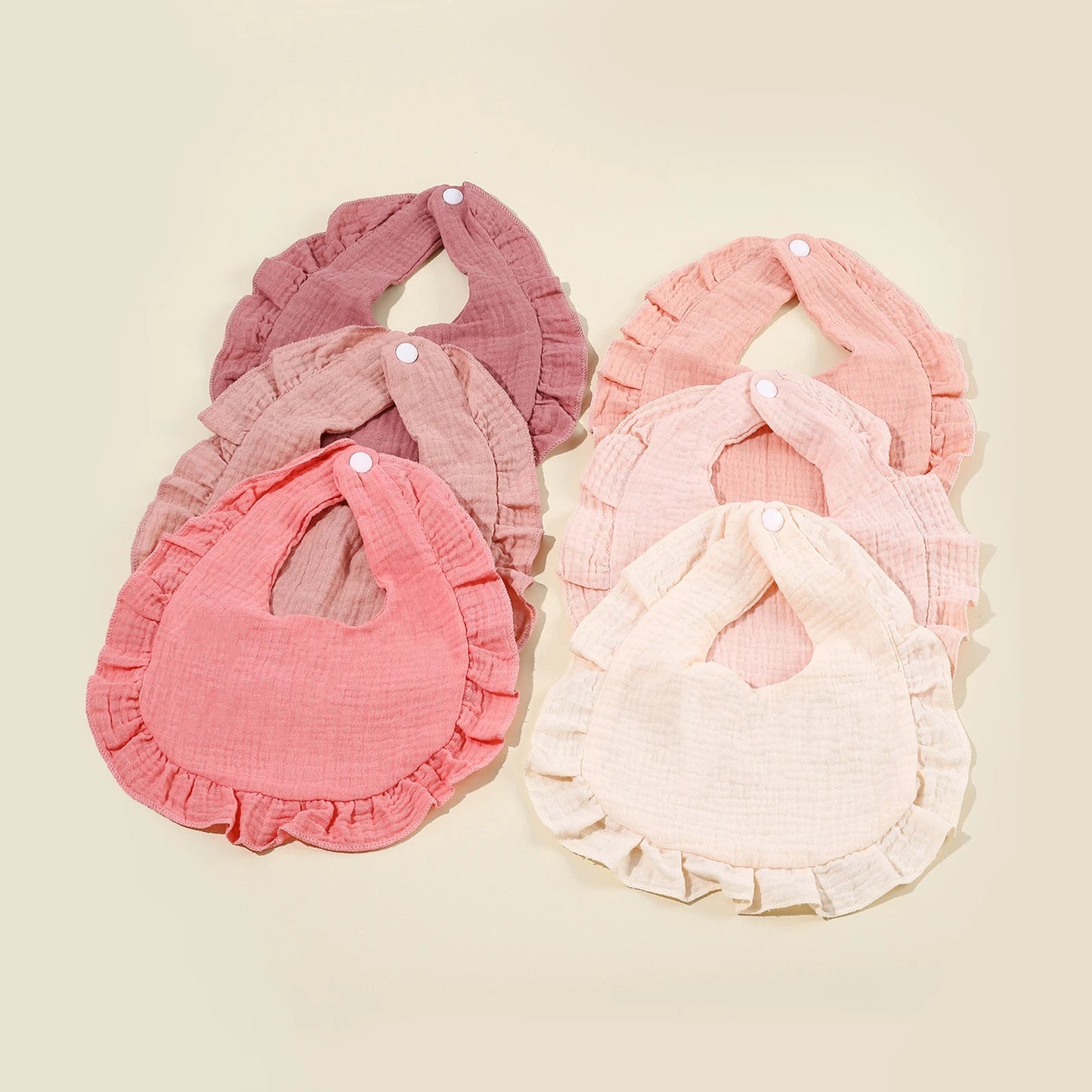 Cotton Muslin Baby Bib Set