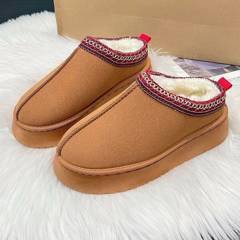 Comfy Warm Platform Slippers