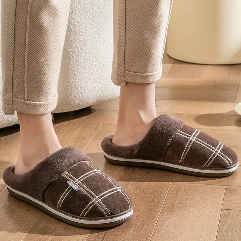 Foam Winter Plush Indoor Slippers