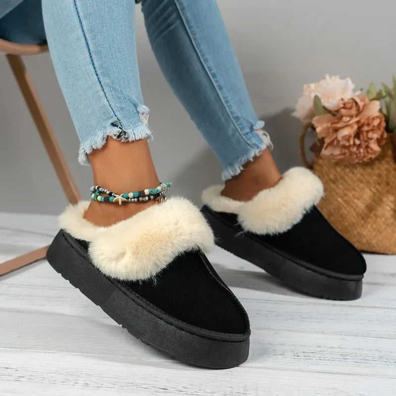 Comfy Suede Winter Slippers