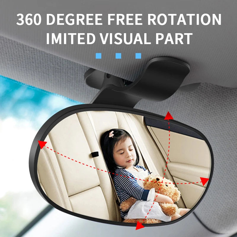 360 Degrees Rotatable Interior Baby Mirror