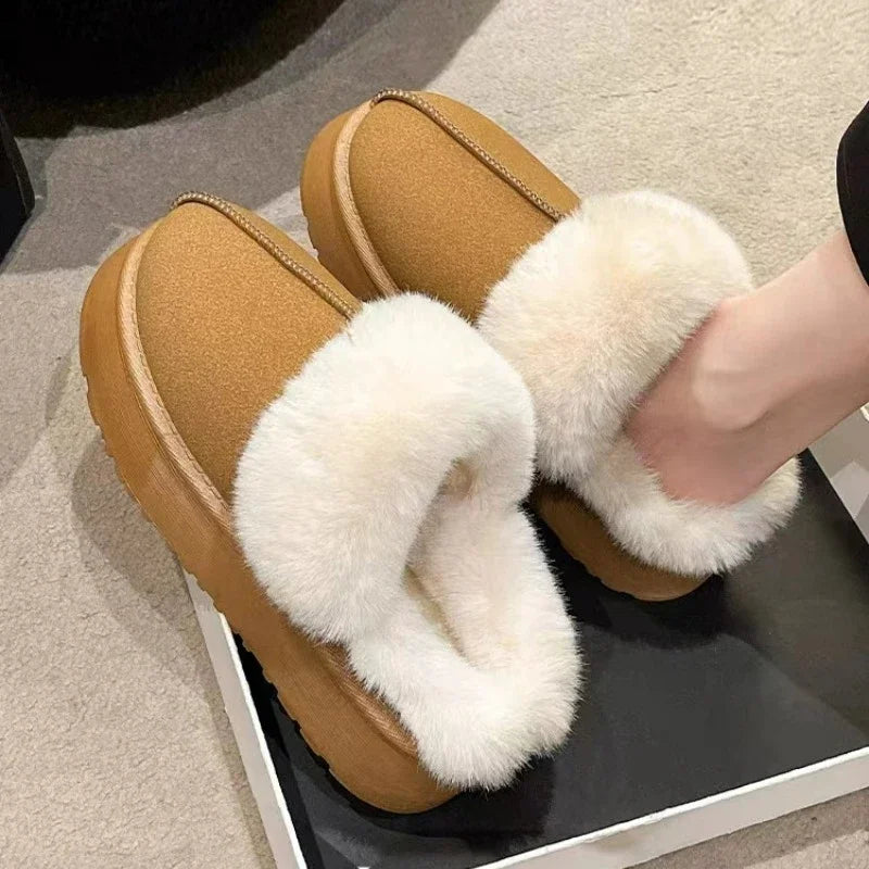 Comfy Suede Winter Slippers