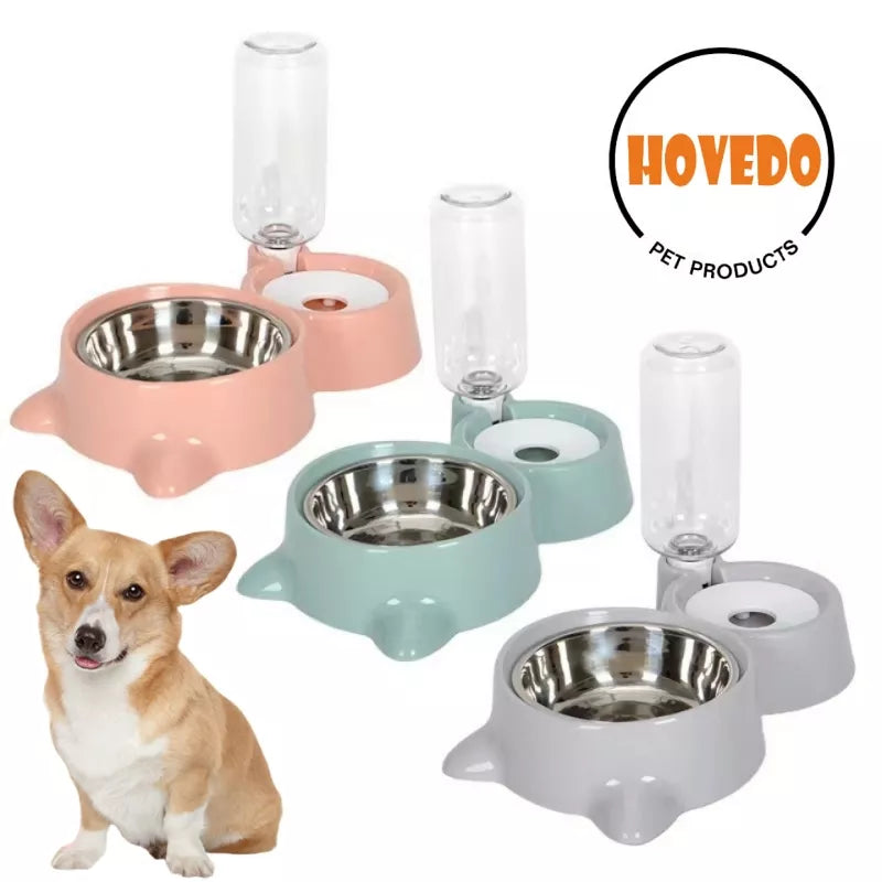 2-in-1 Dog Bowl Water Dispenser