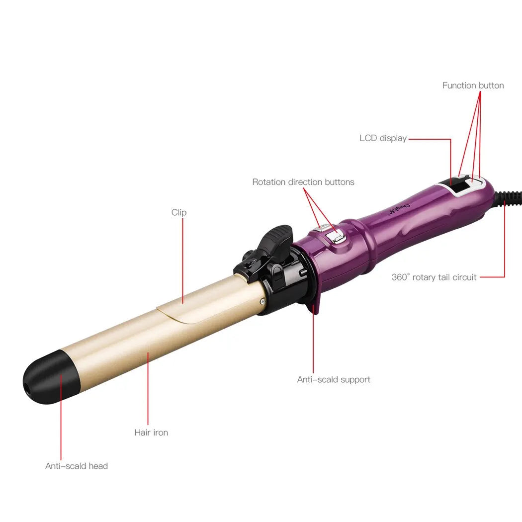 Auto Rotating Hair Curler