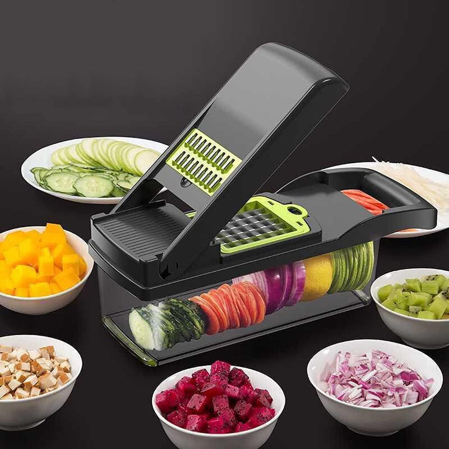 Vegetable Chopper 14 In 1 Mandoline Slicer Multi-Function